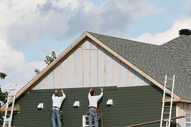 Professional Emergency Siding Repair technician working in Hanover, MN
